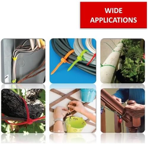 Kable Kontrol Cable Zip Ties, 8 Inch, 10000 Pcs, 50lbs Test, Orange - Image 7
