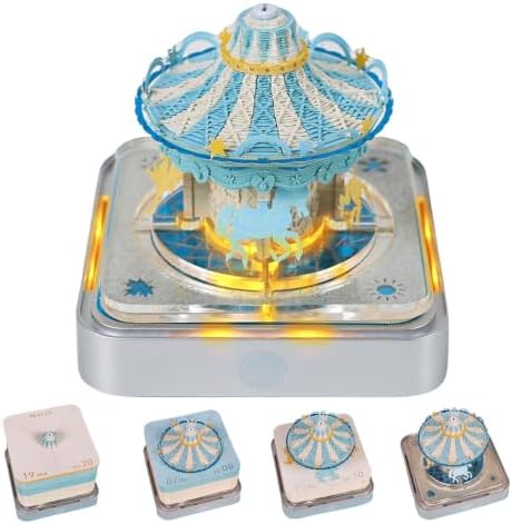 3D Calendar 2027,Time Piece Calendar 2027,3D Memo Pad,3D Desk Calendars 2027,Romantic Carousel Tear Away calendar,3D Art Notepad,Christmas Gift,New Year Gift (Romantic Carousel) by WelcomeHOTOYMDS%EF%BC%81
