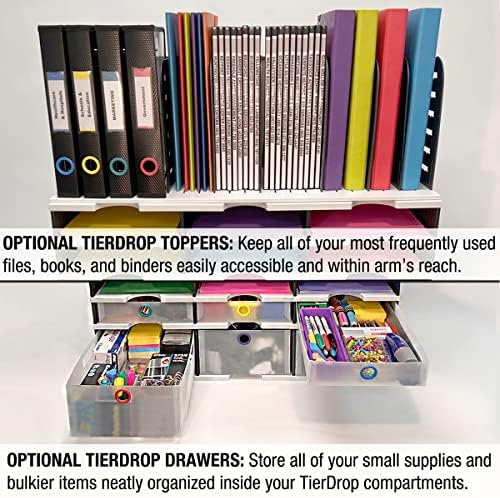 Ultimate Office TierDrop Desktop Organizer, 24 Compartment Sorter, 3-Wide - Image 6