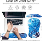 Ergonomic Mouse Pad & Keyboard Wrist Rest Set, Memory Foam - Image 5