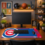 SOAR MLB Official Established Primary Logo Wordmark Home Office Desk Pad Mouse Pad Mat 35" x 16" (Chicago Cubs, Chicago Cubs) - Image 3