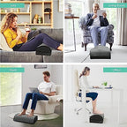 Snailax Heated Foot Rest Under Desk, Ergonomic Footrest with Vibration - Image 6
