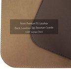 Vine Creations Leather Desk Mat Large 36" x 20", Desk Protector Mat, PU Leather Desk Pad, Non-Slip Large Mouse Pad, Desk Blotter, Desk Pads on Top of Desks, Office Desk Matt for Desktop (Dark Brown) - Image 4