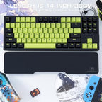 Acrylic Keyboard Wrist Rest - TENKEYLESS 80% Keyboard- Mechanical Keyboards Ergonomic Palm Rest for Computer Keyboard,Anti-Slip Base,Wrist Pad for Laptop,Office & Home-Easy Typing (Black) - Image 7