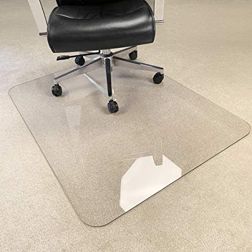 2Pack Crystal Clear 1/5" Thick 47" x 40" Heavy Duty Hard Chair Mat, Can be Used on Carpet or Hard Floor - Image 3