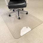 3Pack Crystal Clear 1/5" Thick 47" x 35" Heavy Duty Hard Chair Mat, Can be Used on Carpet or Hard Floor by MuArts