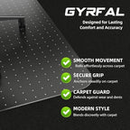 Office Chair Mat for Carpet - 36x48 Inch Plastic Computer Desk Floor Protectors for Chairs Clear Under Desk Rug Pad for Rolling Gaming Chair - Image 2