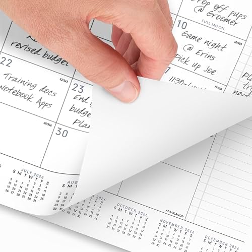 AT-A-GLANCE 2026 Desk Calendar, Monthly, Desk Pad, 18" x 11", Compact, Contemporary (SK14X0026) - Image 3
