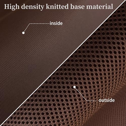 6" Extra Thick Memory Foam Office Chair Cushion – 2-Layer Booster Seat for Back & Tailbone Pain Relief, 18 x 16 x 6in Non-Slip Cushion with Carry Handle for Wheelchair, Car, and Airplane - Image 5