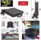 dbest Products Quik Cart Elite Stair Climber Rolling Crate - Black - Image 6