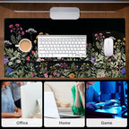 MOSISO Large Gaming Mouse Pad&Keyboard Wrist Rest Set, Black - Image 6