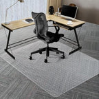 Vicwe Office Chair Mat for Carpeted Floors, 60"X48" Chair Mats with Studs by Vicwe