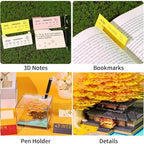 3D Time Piece Calendar, 2027 Desk Calendar With LED Light, 3d Tree Memo Pad Creative Desk Calendar, Christmas Gift for Colleague Friend, Desktop Decoration - Image 3