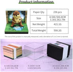 3D Calendar 2027, Unique 3D Memo Pad Tear Away Time Piece Calendar, Fun DIY Paper Carving Art 3D Desk Calendar Notepad Gift for Christmas, New Year (Sea Otter) - Image 6