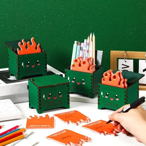 Sherr 12 Set Dumpster Burnout Desk Accessories Teacher Appreciation Gifts - Image 6