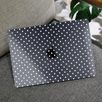 MEEgoodo for M5/M4/M3/M2 MacBook Air 15 inch Case 2026 2025 2024 2023, Case Fit Model (A3448/A3241/A3114/A2941) for MacBook Air 15.3 inch, White Polka Dot - Image 6