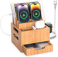 Pezin & Hulin Multi Device Charging Station with Drawer & USB Charger by PezinHulin