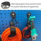 ULIBERMAGNET Heavy Duty Magnetic Garage Hook,6 Pack Strong Large Magnet Hooks for Power Drill,Garden Tools,Hose,Pegboard,Garage, Workshop,Magnetic Storage Hooks for Indoor Outdoor Hanging(Black) - Image 3