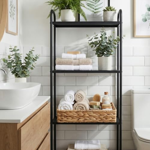 2 Pcs Water Hyacinth Letter Tray for A4 File Tray Desk Mail Letter-Size Paper Basket Woven Organizer Magazine Files Storage Basket Woven Desk TrayBasket Organizer for Office Bathroom Toilet Documents - Image 5