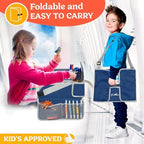 PILLANI Kids Travel Tray for Car - Toddler Travel Essential with iPad Holder & Dry Erase Board - Road Trip Essentials - Carseat Table - Toddler Lap Desk Organizer for Airplane - Kids Travel Essentials - Image 5