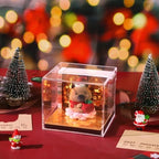 3D Memo Pad Time Piece Calendar 2027, 3D Tear-Off Art Desk Calendar 2027, Creative 3D Memo Pad Paper Art Tree House DIY Paper Carving Decoration (Christmas capybara) - Image 4