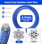 Heavy Duty Dog Tie Out Cable and Stake,30FT Rust Proof Dog Tether Leads for Yard,360°Swivel Spiral Dogs Stake&Chain Up to 200 lbs, Ground Anchor for Outdoor Beach Camping - Image 5