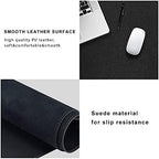 ZORESYN PU Leather Office Desk Pad 70.9x39.4 Inch, Black - Image 6