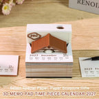 3D Time Piece Calendar 2027 Creative Desk Calendar with Pen Holder – Tear-Away Paper Art Notepad & Weekly Planner, Desktop Decoration & Christmas Gift (Funny Pet House) - Image 2
