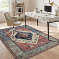 Anidaroel 5x7 Home Office Chair Mat for Hardwood Floor, Ant-Slip Computer Chair Mats for Rolling Chair, Office Floor Mat, Non Curling Chair Mats, Rust by Anidaroel