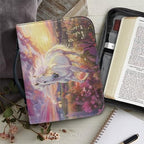 Watercolor Horse Print Bible Cover for Women Girls PU Leather Bible Case Covers Bible Bag Bible Protector with Top Handle Christian Bible Accessories, 2X-Large, BZ44GL - Image 6