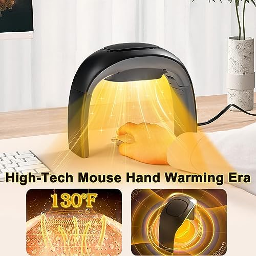 Desk Mouse Pad Hand Warmer Super Quiet 110v 100w - Black - Image 4