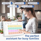 21.5" Digital Wall Calendar with Chore Chart & Planner - Image 5