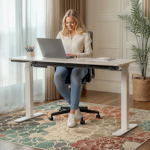 48"x60" Office Chair Mat for Hardwood Floor, Non-Slip Washable Terracotta - Image 2