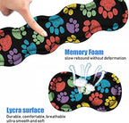 Ergonomic Keyboard Wrist Rest & Mouse Pad Wrist Rest Set,Large XXL Gaming Mousepad 31.5"x 11.8",Memory Foam,Easy Typing Pain Relief,Multifunctional Desk Mat for Office & Home,Colorful Dog Paw Print - Image 4
