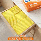 Microfiber Cleaning Cloth 300GSM 64 Pack 12.8" x12.8" Yellow - Image 2