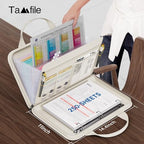 Tamfile Fireproof Accordion File Folder with Handle, Document Organizer - Image 3