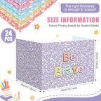 Honoson 24 Pcs Inspirational Privacy Folders for Students - Image 2
