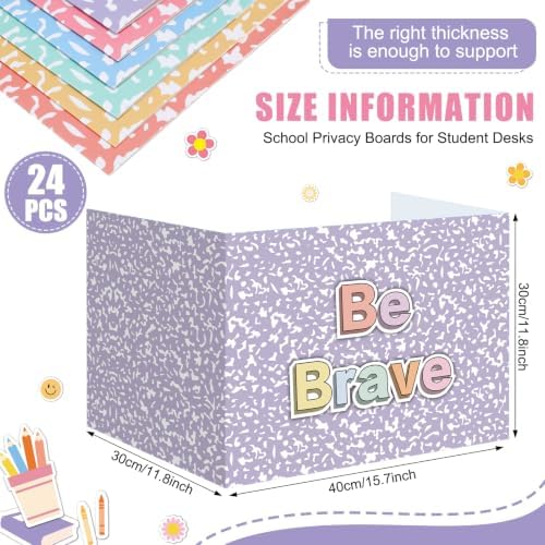 Honoson 24 Pcs Inspirational Privacy Folders for Students - Image 2