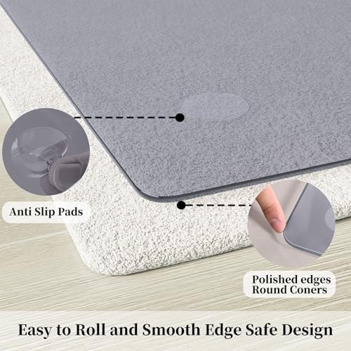 Glass Chair Mat 46" x 46" Tempered Glass Office Chair Mat - Image 4