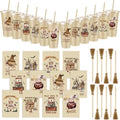 36 Pcs Magical Wizard Party Favors, 12 Cups 12 Notebooks 12 Broom Pencils by Unknown