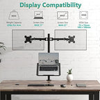 WALI Dual Monitor and Laptop Stand for 17" Notebook and 27" Screens - Image 3