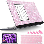 Tuiklol for 2026 2025 2024 2023 MacBook Air 15 inch Case Model M5 A3448 M4 A3241 M3 A3114 M2 A2941 Hard Shell Case for MacBook 15.3'' Cover, Composition Book by Tuiklol