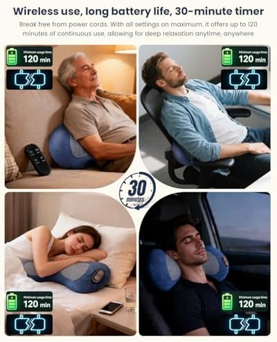 3-in-1 Wireless Lower Back Massager with Heat, Air Compression & Vibration - Image 4