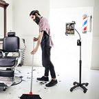 Gooseneck Floor Stand – CTA’s Compact, Adjustable Gooseneck with Swivel Casters for iPad 7th/ 8th/ 9th Gen 10.2”, iPad Air 4, 12.9”, Surface Pro, Zebra & Other 7-13” Tablets (PAD-CGS) - Image 3