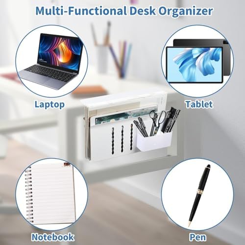 Desk Side Storage, Under Desk Hanging Desk Accessories - Image 5