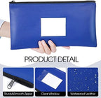 Potchen 20 Pcs Zipper Deposit Bags Money Pouches 11x6 Inch,Multicolored - Image 3
