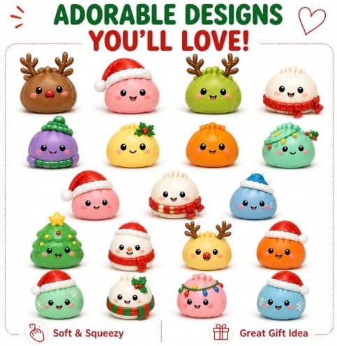 Christmas Squishies Advent Calendar 2026 for Adults, 03# Christmas Calendar - Image 5