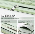 Leathario Portfolio Binder, Padfolio Organizer, 3 Ring Binder with Zipper - Image 5