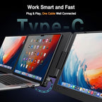 KYY 15.6" Laptop Screen Extender, 1080P FHD IPS Portable Monitor - Image 3