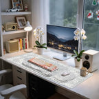 Mousepad Set，Keyboard Mat+Wrist Support Mouse Pad+Wrist Rest Pad+Coaster - Image 6
